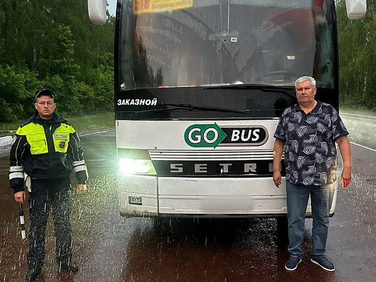 Воронежские автоинспекторы спасли 50 пассажиров заглохшего автобуса