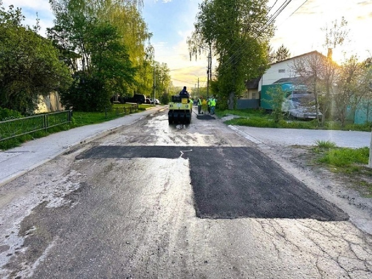 Более 1200 «квадратов» тульских дорог охватил ямочный ремонт