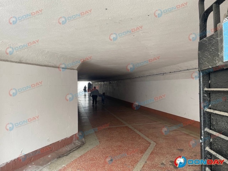 В Ростове неизвестные сорвали лампы в подземном переходе на Университетском