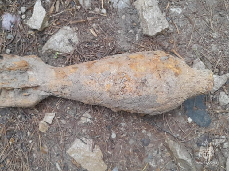 В калужских Крутицах обнаружили снаряд