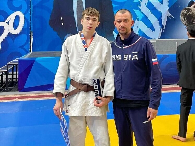 Дзюдоист из Хакасии завоевал бронзовую медаль на турнире в Казахстане