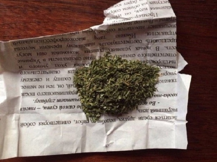 В Днепрорудном полиция изъяла наркотики у местного жителя