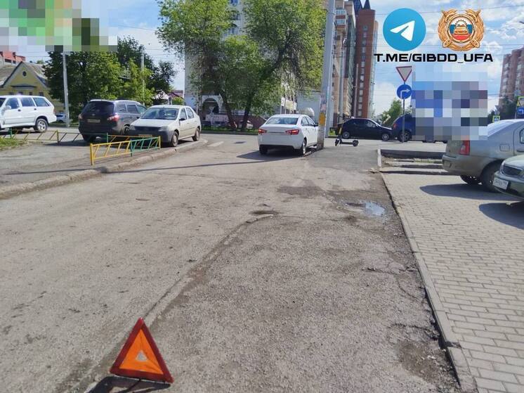 Под колеса легковушки в Уфе попала 47-летняя велосипедистка