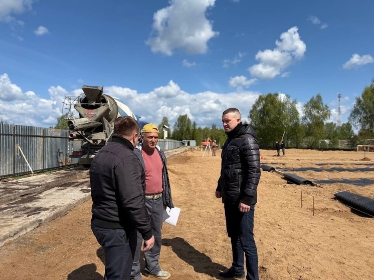 В Краснинском округе началось строительство современного спортивного комплекса
