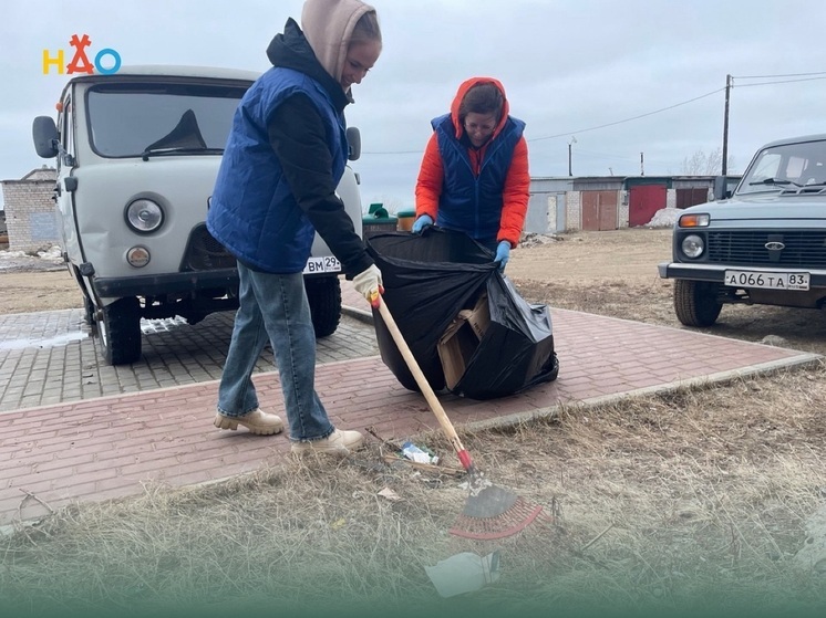 ДВКН НАО навел порядок на спортивно-игровой площадке