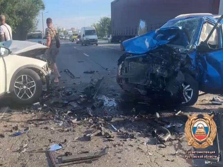 На Западном подъезде к Ростову собралась пробка из-за аварии