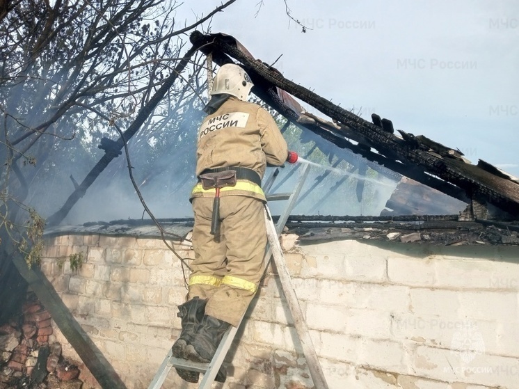 В Ливнах при пожаре погиб мужчина