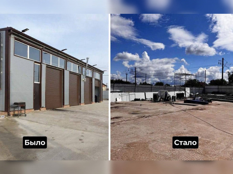 В Краснодаре демонтировали незаконно построенный автосервис в ДНТ «Магистраль»