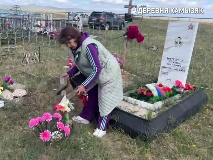 В Хакасии сельчане борются с лошадьми и коровами за единственное кладбище