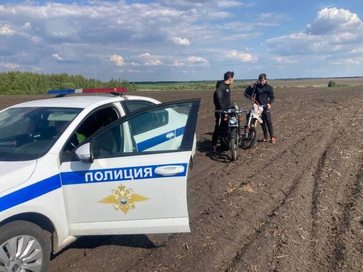 В Ряжском районе сотрудники ГАИ поймали двух подростков на мопедах