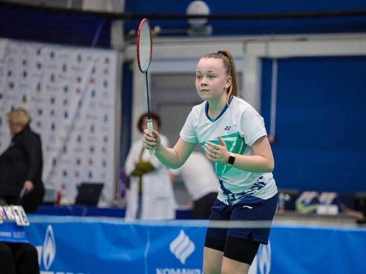 Марина Тарасова выиграла «золото» на Кубке страны по бадминтону