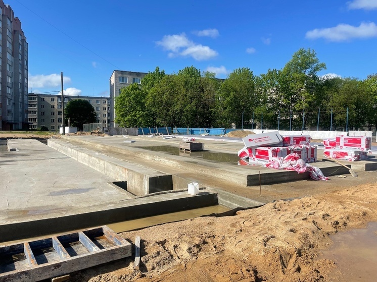 В Вязьме строится современный модульный бассейн