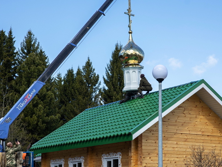 Строительство храма в психоневрологической больнице Ханты-Мансийска продолжается