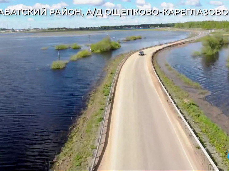Уровень воды продолжает расти в Викуловском районе Тюменской области