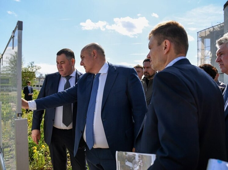 Губернатор Игорь Руденя осмотрел площадку кластера «Речной» в Твери