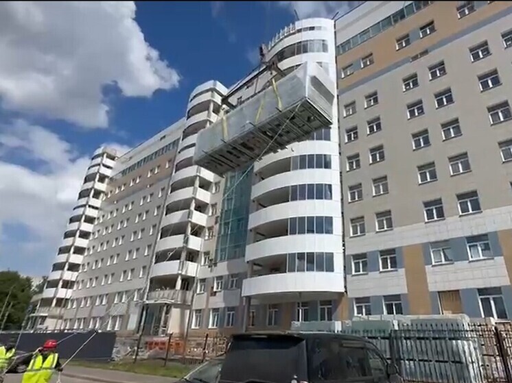В Орле в строящемся медцентре завершается установка и монтаж системы теплохолодоснабжения