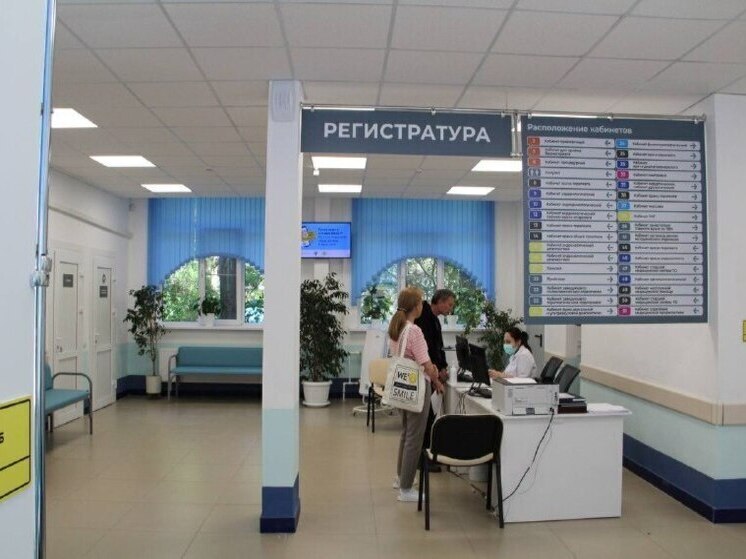 В Астрахани капитально отремонтировано отделение поликлиники №5 по нацпроекту