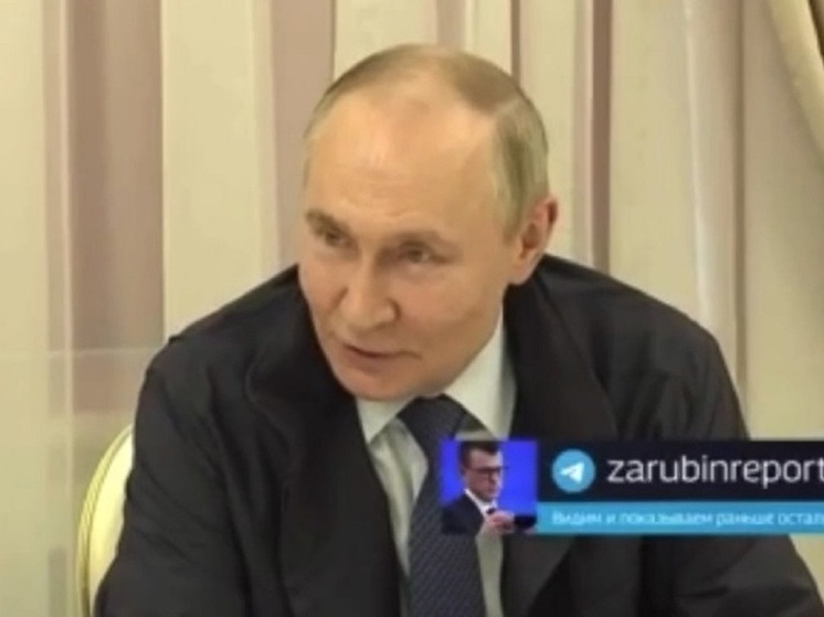 Путин посетил Курскую область