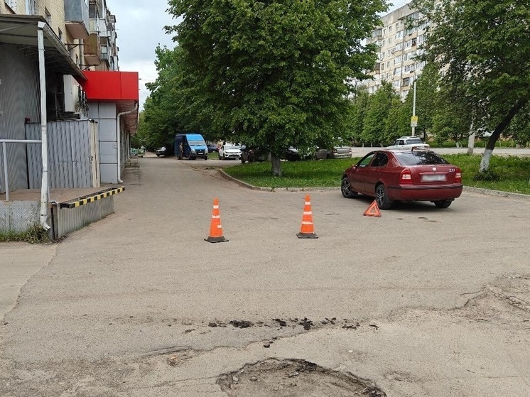 В Орле иномарка наехала на велосипедиста