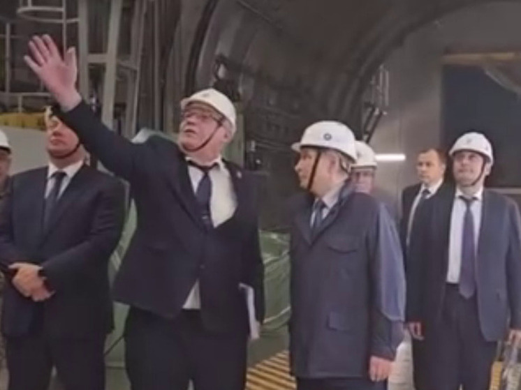 Путин осмотрел стройплощадку Курской АЭС-2