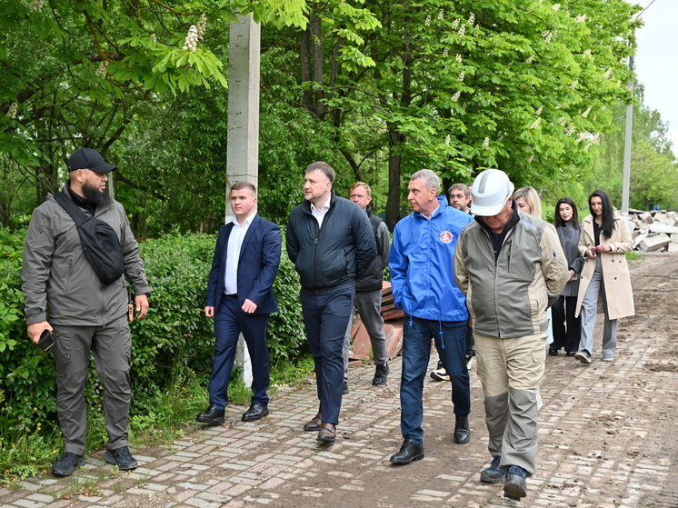 В Серпухове идет масштабная реконструкция парка «Питомник»