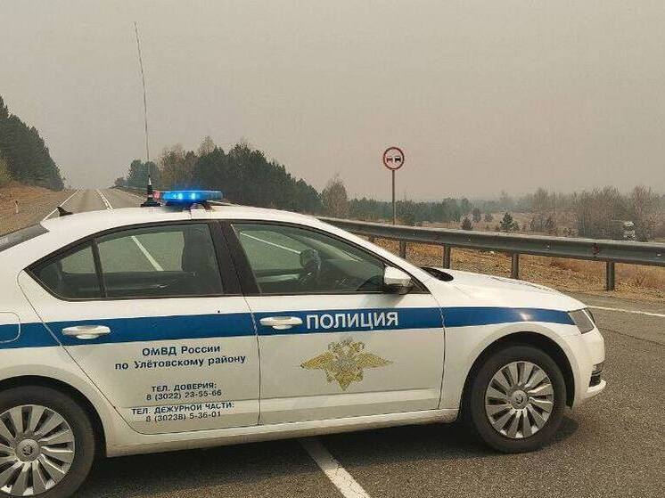 Объезд через село Татаурово закрыли в Забайкалье из-за пожара