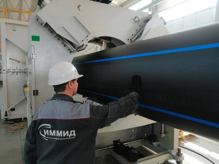 На калужском заводе освоили выпуск современных полиэтиленовых труб