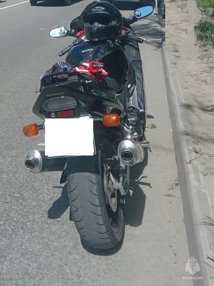 Ещё один калужский мотоциклист оказался в больнице