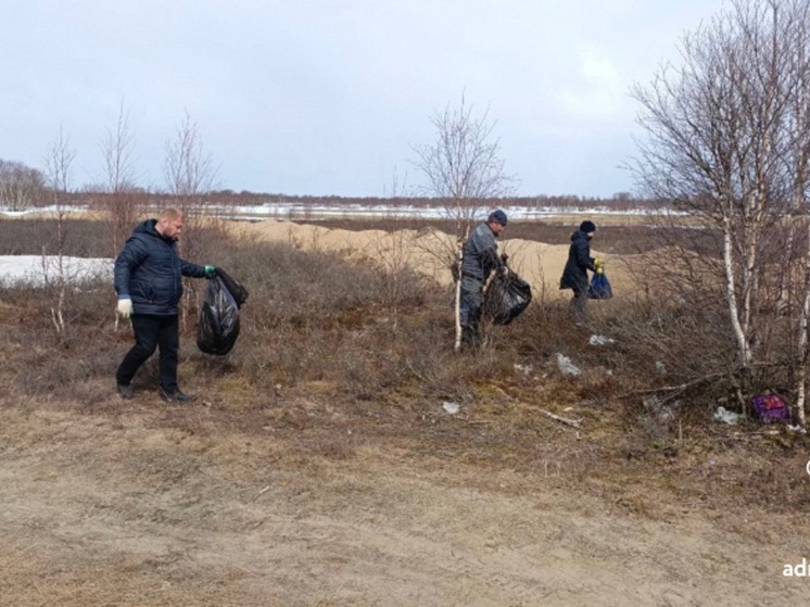 К субботникам в НАО подключились сотрудники КБ и БО