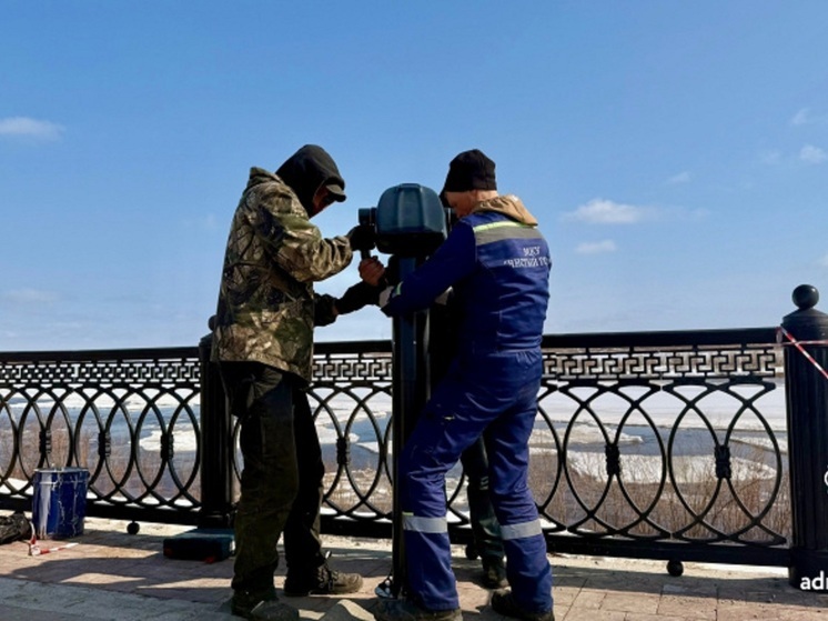 Смотровой бинокль появился на берегу Качгортинской курьи