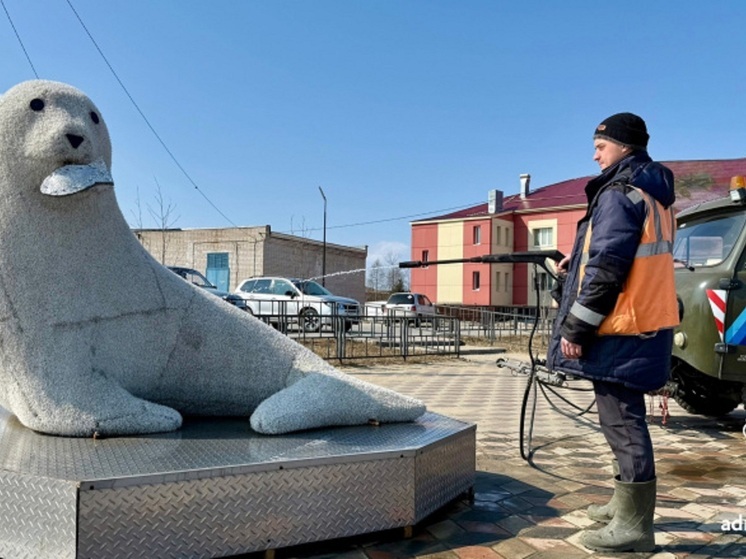 К помывке оленей и нерпы  приступили в столице Ненецкого округа