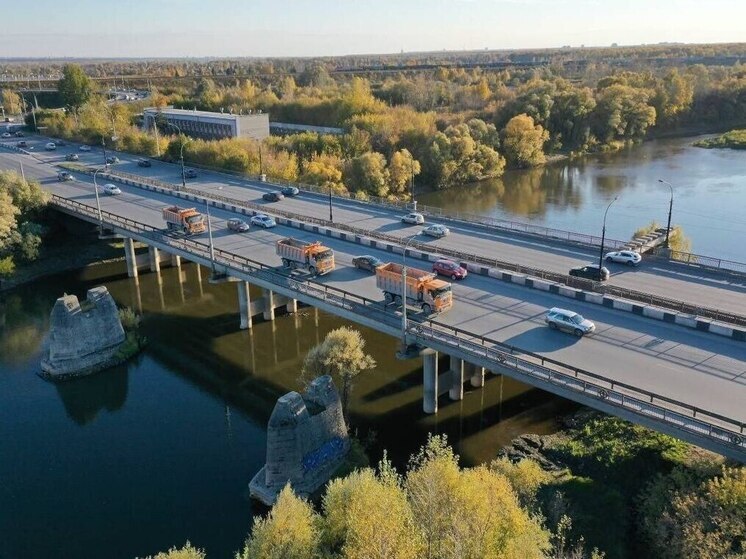 В Новосибирске введут реверсивное движение на мосту через Иню