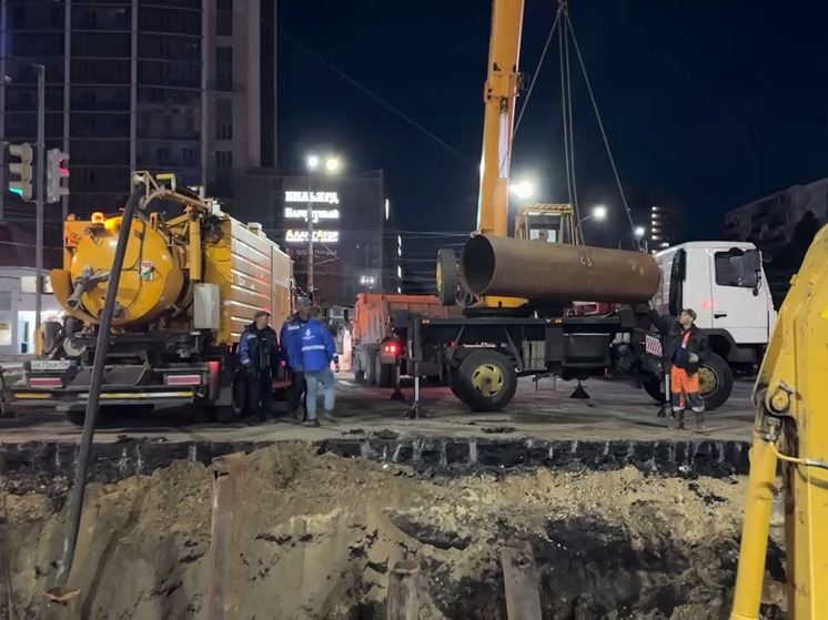 Воронежский водоканал: ремонтировать коллектор на Московском проспекте пока невозможно