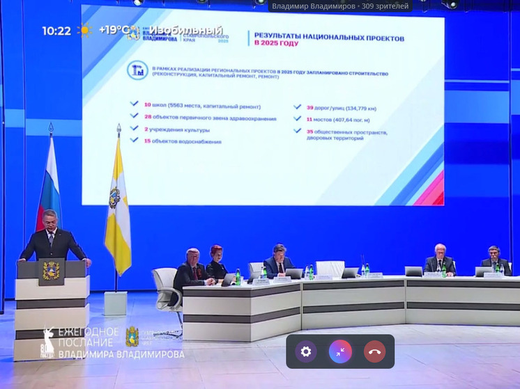 Губернатор: разработана Стратегия социально-экономического развития Ставрополья до 2030 г.