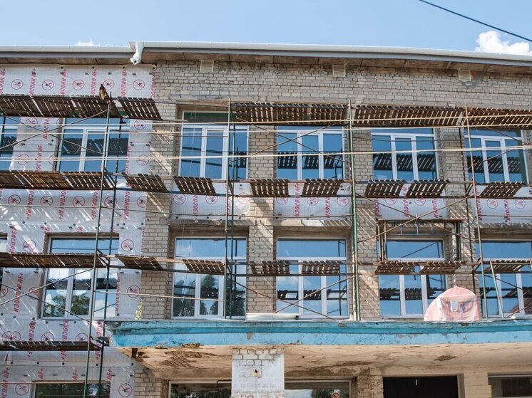 В Курске продолжается капремонт школ и детсада