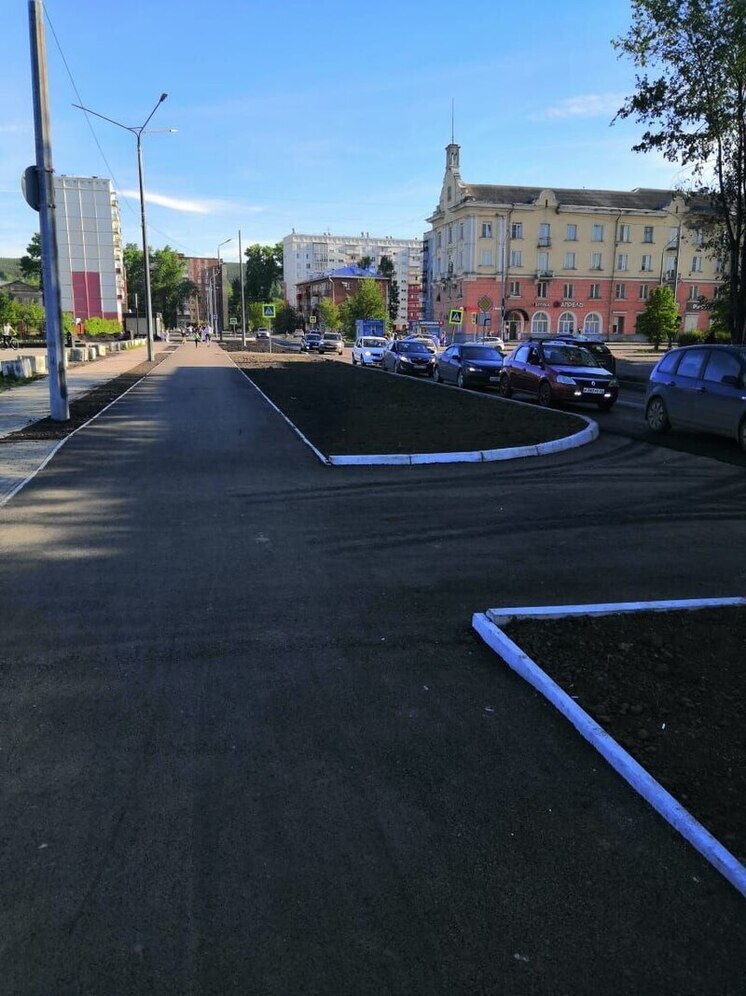 Завершается благоустройство одного из новокузнецких перекрёсток