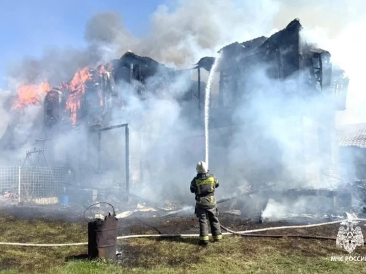 При пожаре в селе под Томском погиб мужчина