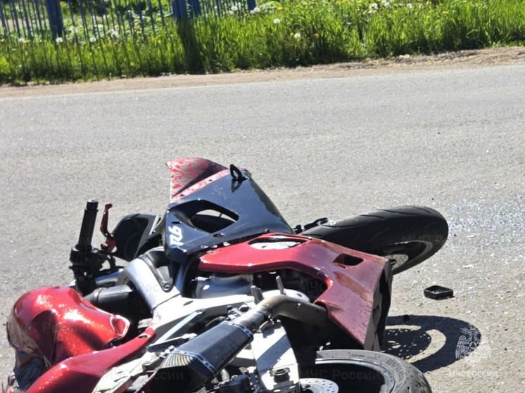 В Тарусе сбили мотоциклиста на YAMAHA