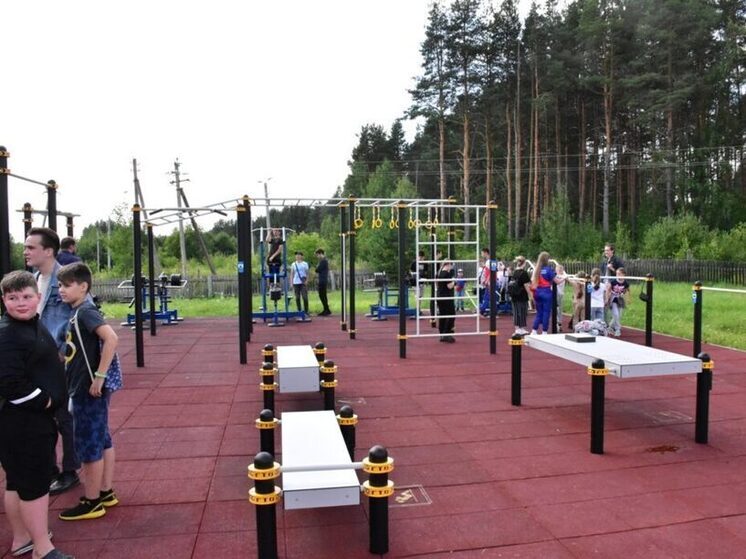 В «ювелирной столице» Костромской области строится еще одна спортплощадка