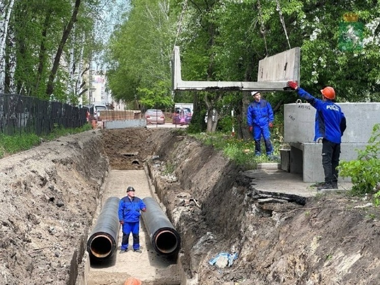 Мэр Томска проверил ход работ по обновлению коммунальных сетей