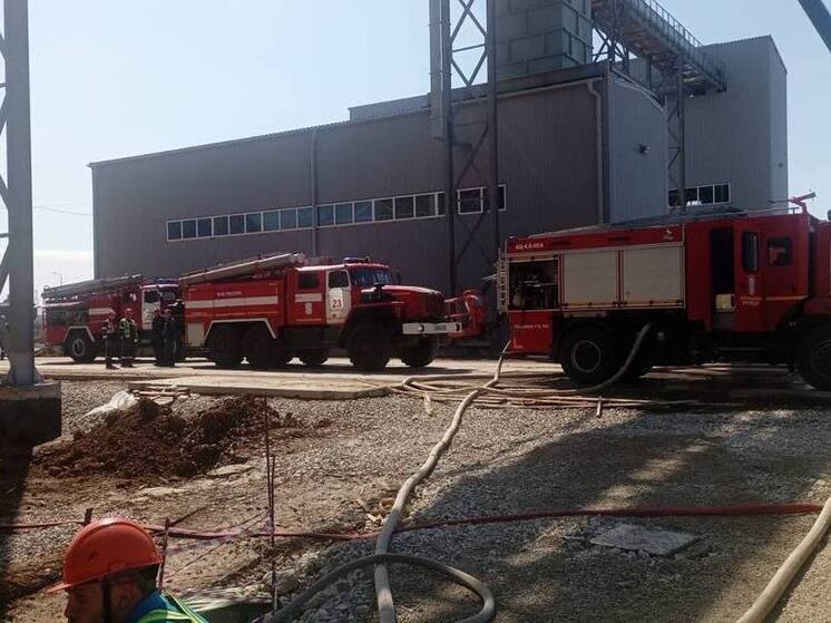 В Бузулуке на новом заводе случился пожар