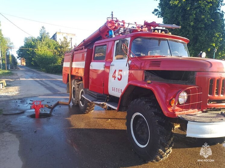 В селе Успенское сгорел автомобиль