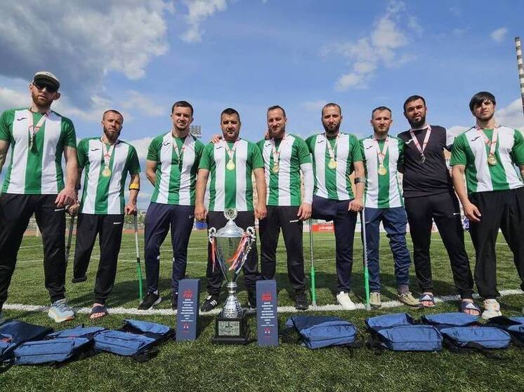 Футбольная команда ампутантов «Ламан Аз» из Чечни стала победителем первого круга чемпионата России