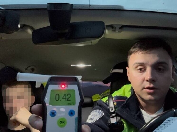 В Тюменской области задержали нетрезвого несовершеннолетнего автоводителя