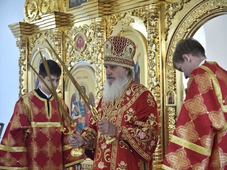 Митрополит Петр служил в оренбургском храме в память Таисии Египетской
