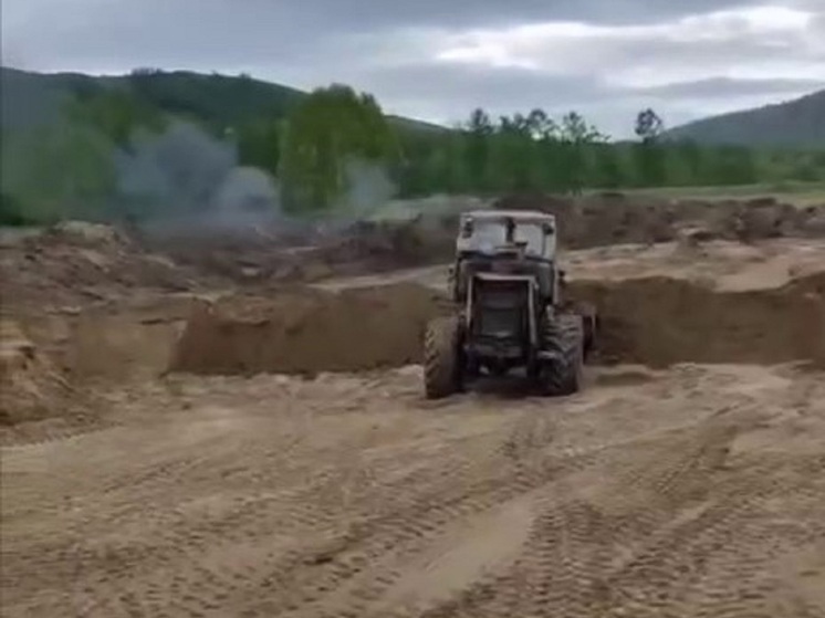 Экологи Хакасии поймали очередных «копателей» песчано-гравийной смеси
