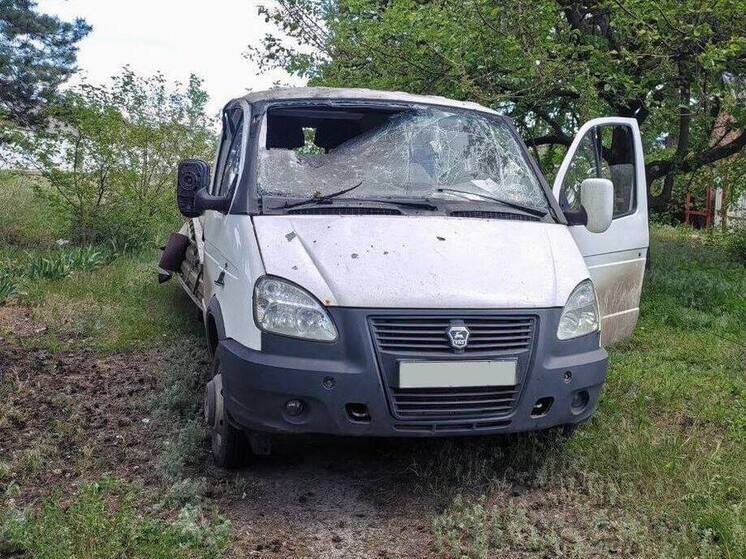 В Шебекинском округе при атаке FPV-дрона на грузовик ранен мужчина