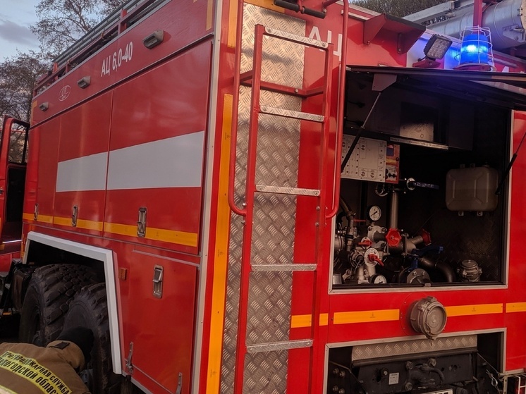 В Белозерске на пожаре травмы получил мужчина