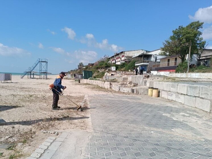В Кирилловке на Запорожье очистили побережье Азовского моря
