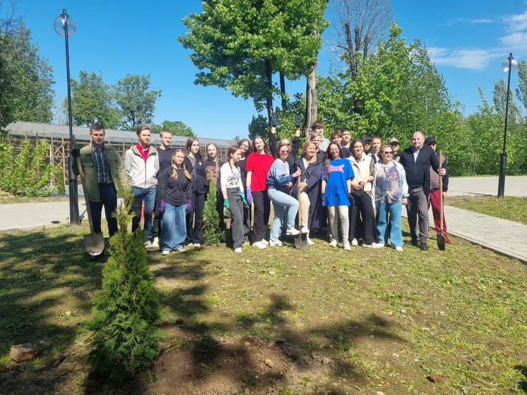 Аллея КиноМая в Лопатинском саду пополнилась 12 новыми деревьями